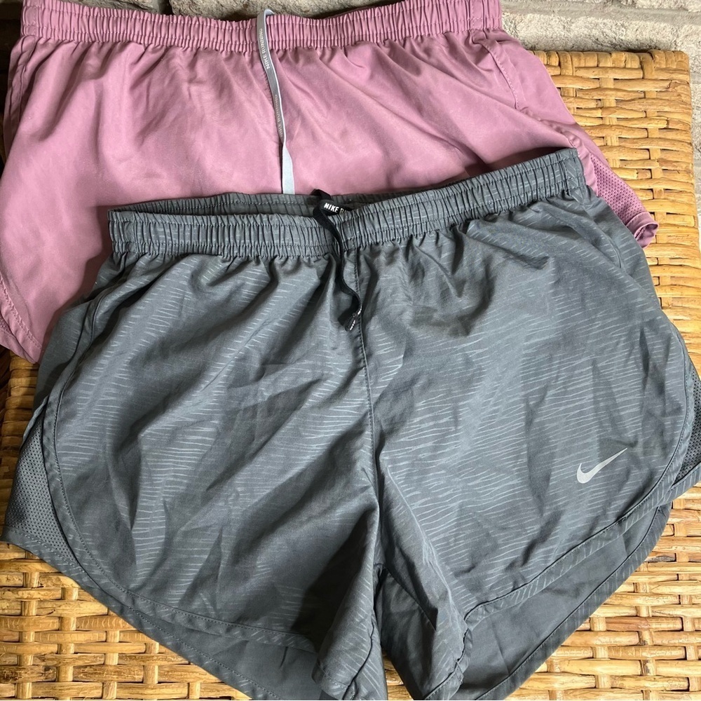 2 pairs Nike running shorts dri fit